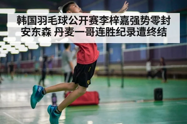 韩国羽毛球公开赛李梓嘉强势零封安东森 丹麦一哥连胜纪录遭终结