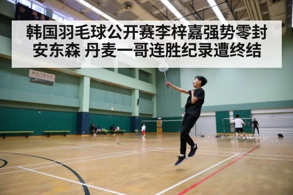 badminton court action